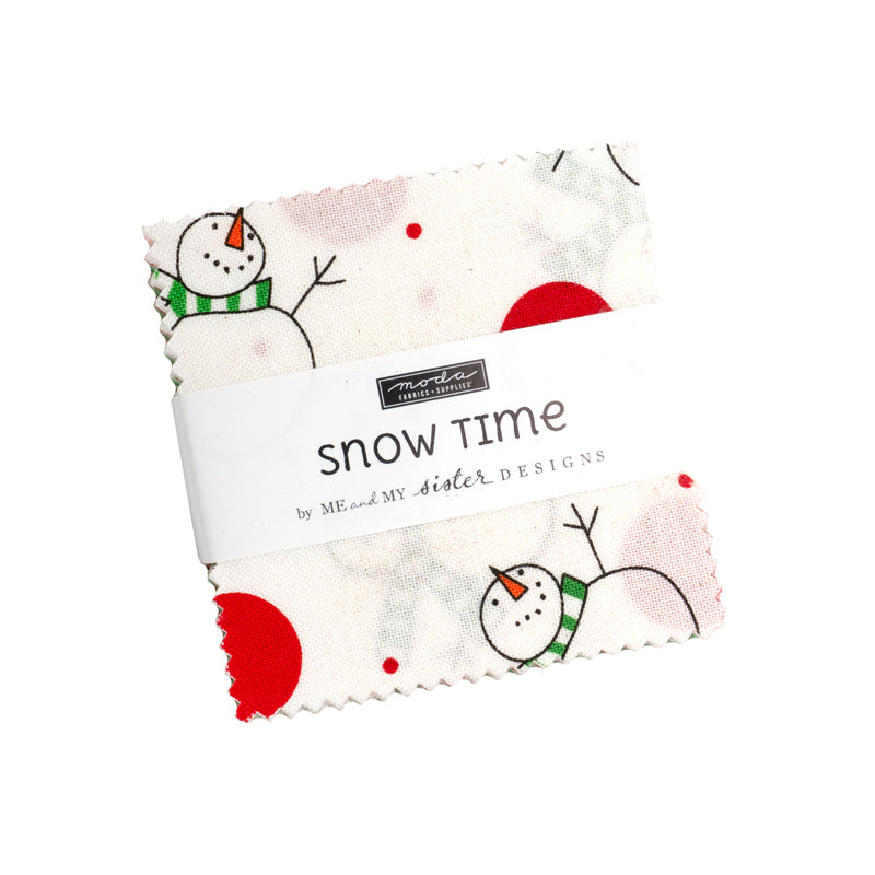 Fabric Moda Snow Time 2.5" Mini Charm Pack 22500MC