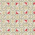 Fabric Moda Snowy White Tiny Birds in Wreaths When Snow Falls by the Quarter Yard 56173-11