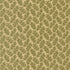 A close-up of a repeating botanical pattern with olive green leafy motifs on a warm beige background.