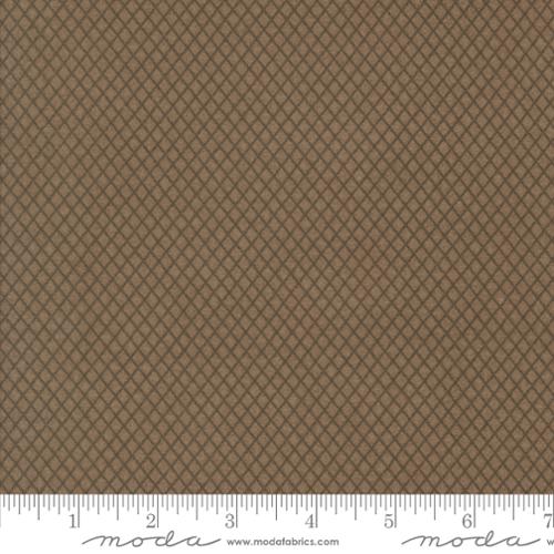 Fabric Moda Teak Wire Mesh Prairie Gatherings Flannels by the Quarter Yard 49316-14F