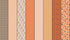 Collection of various patterned strips in different colors and designs.