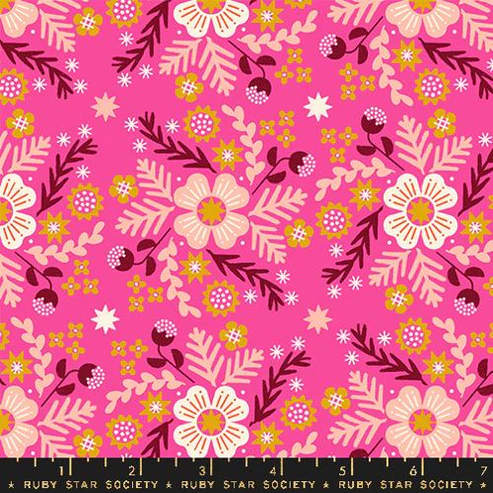 Fabric Ruby Star Society Wildflower Playful Pivot by the Quarter Yard ...