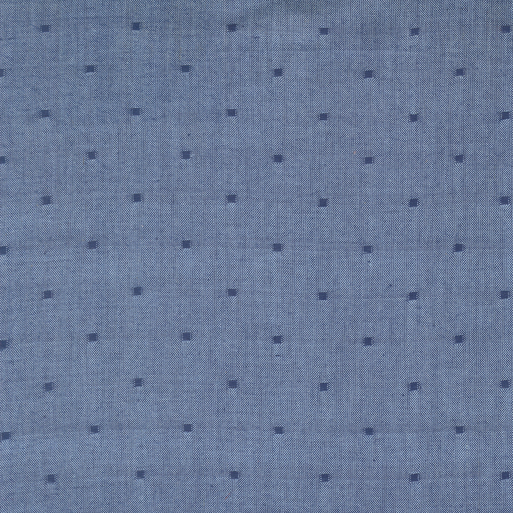 Fabric Moda Wovens Nautical Blue Woven Check Summer Solstice by the Quarter Yard 12224-24