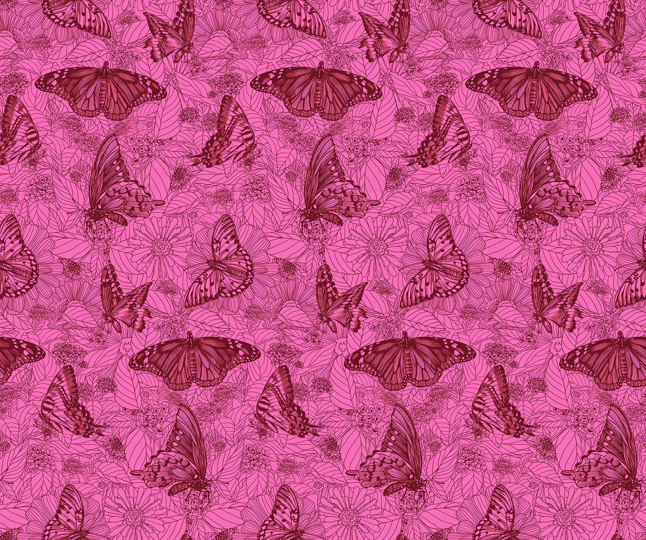 Fabric Northcott Anna Maria Candy Winging It Indelible Ink by the Quarter Yard AMT1006-23L