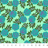 Fabric Northcott Aqua Carnation Yesterday by the Quarter Yard AMT155-75C