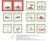 Fabric Northcott Barnyard Christmas Book Panel DP28810-10