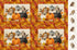 Fabric Northcott Beige Placemats Running Yardage Night Owl by the Quarter Yard C28844-12