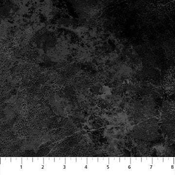 Fabric Northcott Black Stonehenge 108" Wide Back by the Quarter Yard B3937-99