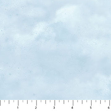 Fabric Northcott Blue Clouds Bear Necessities by the Quarter Yard 28631-42