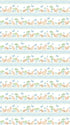 Pattern of ducks and polka dots on a blue background