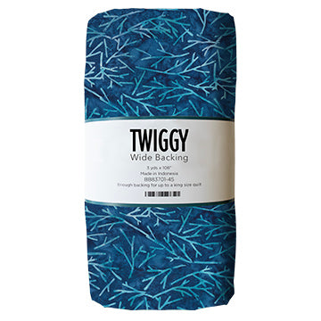Fabric Northcott Blue Twiggy Wide Backing 108" Wide Back Banyan Batiks 3yd Bundle BB83701-45