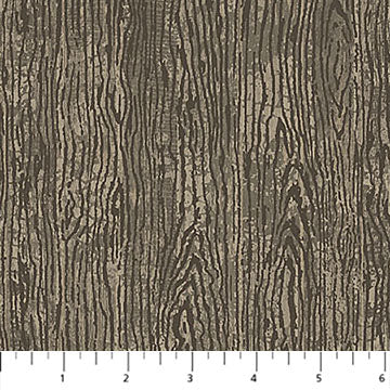 Fabric Northcott Brown Bark Bear Necessities by the Quarter Yard 28630-36