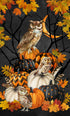 Fabric Northcott Charcoal Night Owl Quilting Panel DP28842-96