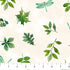 Fabric Northcott Cream Leaves & Dragonflies Luscious by the Quarter Yard DP28753-11