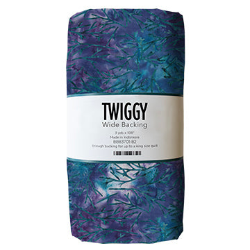 Fabric Northcott Dark Blue Twiggy Wide Backing 108" Wide Back Banyan Batiks 3yd Bundle BB83701-82