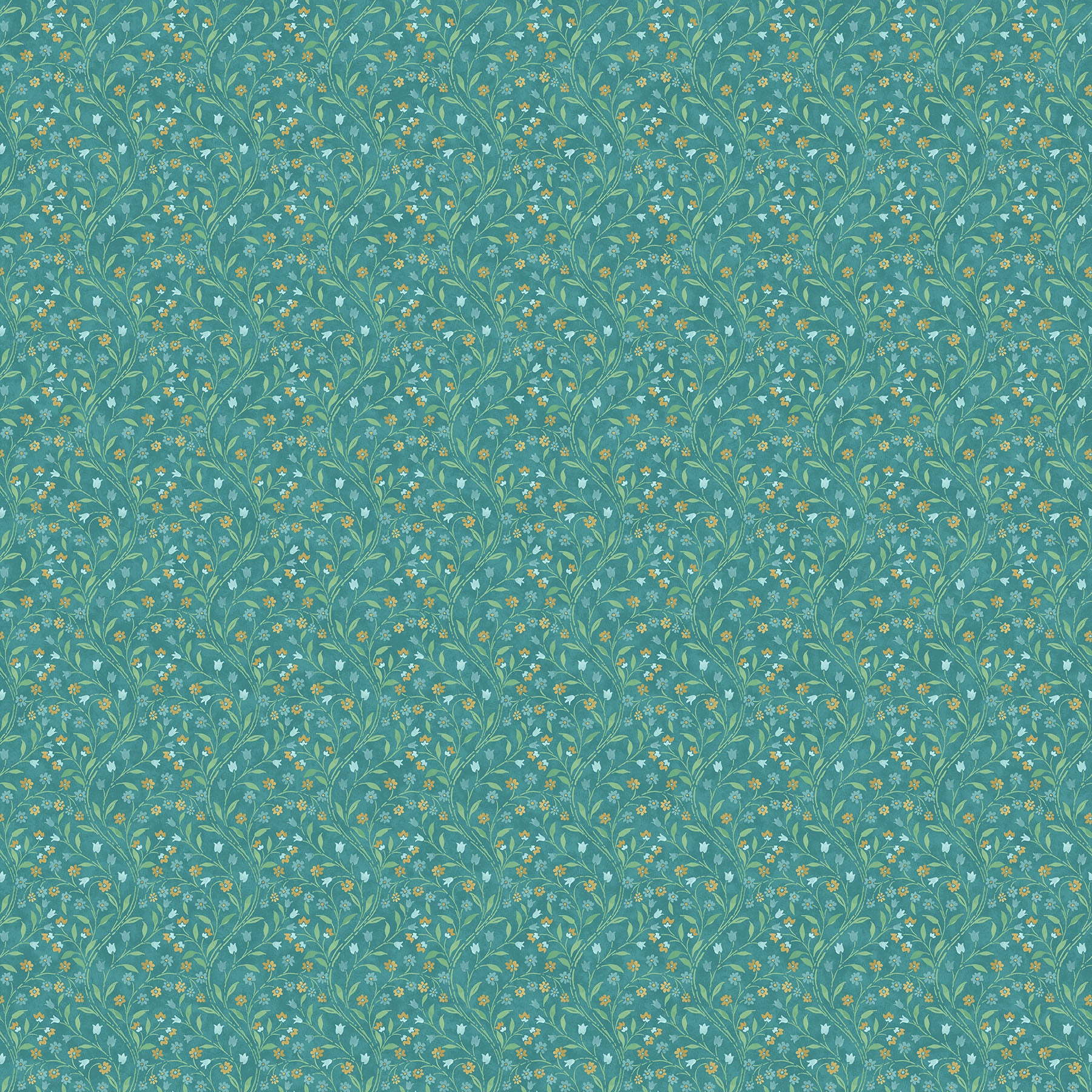 Fabric Northcott Dark Teal Tiny Trail Mariposa by the Quarter Yard 28508-66