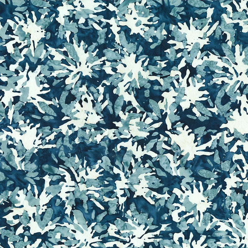 Blue and white abstract pattern