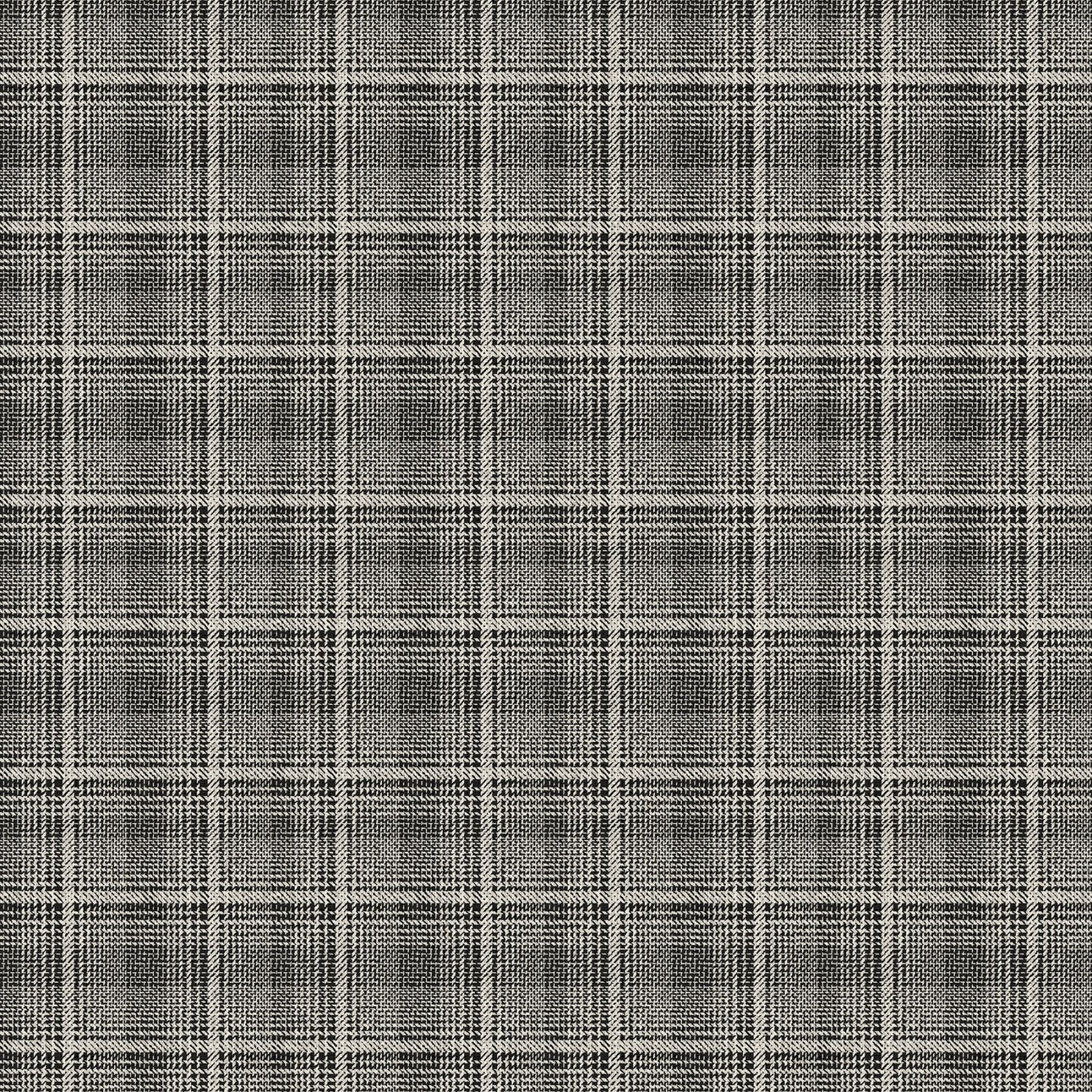 Fabric Northcott Gray Glen Check Flannel Haberdashery by the Quarter Yard F28551-99