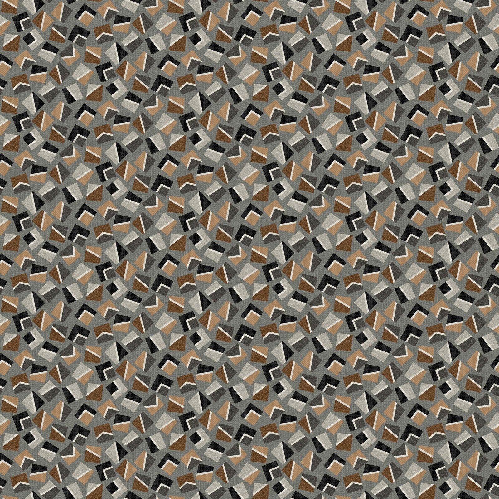 Fabric Northcott Gray Large Block Stoss Flannel Haberdashery by the Quarter Yard F28545-95