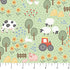 Fabric Northcott Green Farm Pasture Quack Quack Moo by the Quarter Yard 27816-72