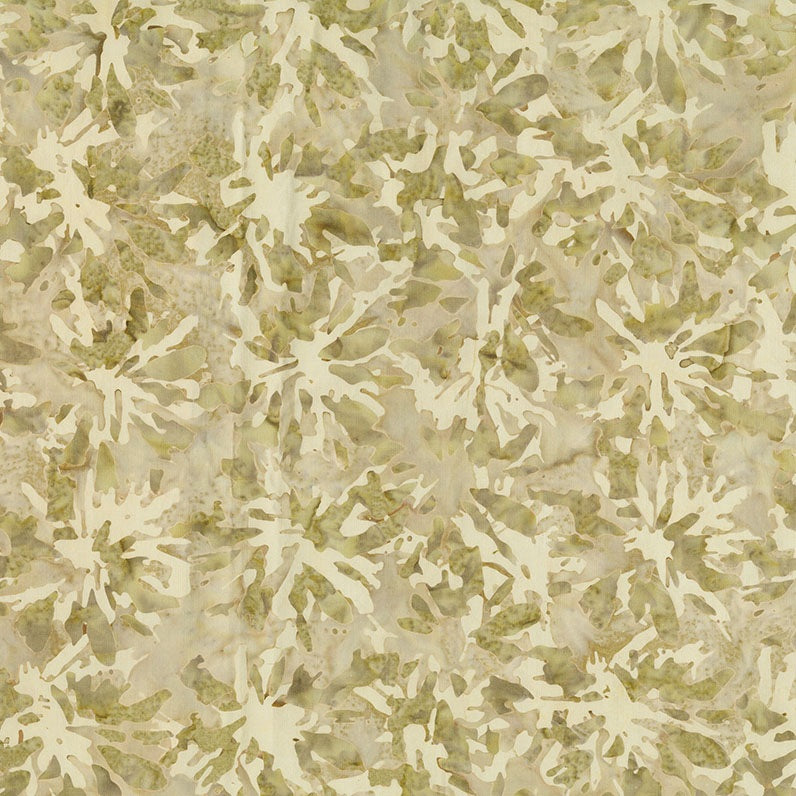 Textured camouflage pattern in beige and green tones