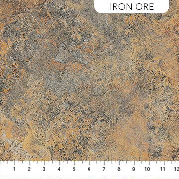 Fabric Northcott Iron Ore Rust Stonehenge Gradations by the Quarter Yard 26757-36