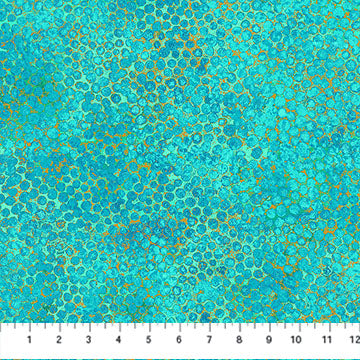 Fabric Northcott Lagoon Shimmer 108" Wide Back by the Quarter Yard B27897-66