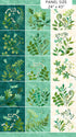 Fabric Northcott Luscious Leaf Panel DP28750-11