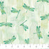 Fabric Northcott Pale Green Dragonflies Luscious by the Quarter Yard DP28754-72