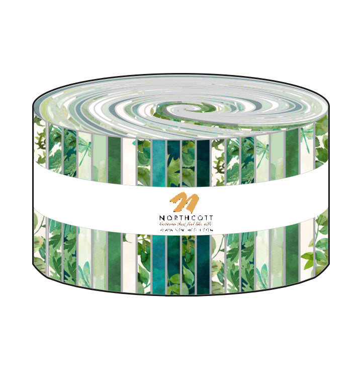 Fabric Northcott Precuts Luscious 2.5" Strip Roll SLUSCIO40-10