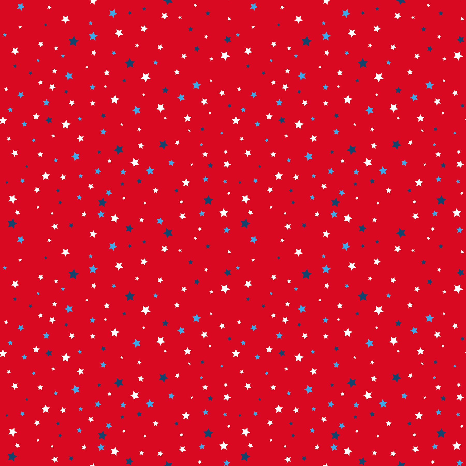 Fabric Northcott Red Multi Stars America 250™ by the Quarter Yard 29058-24