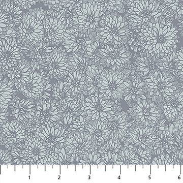 Fabric Northcott Stone Mums Indelible Soft by the Quarter Yard AMT1002-99L