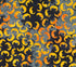 Fabric Northcott Tangerine Moon Happy Haunting Banyan Batiks by the Quarter Yard 83708-56