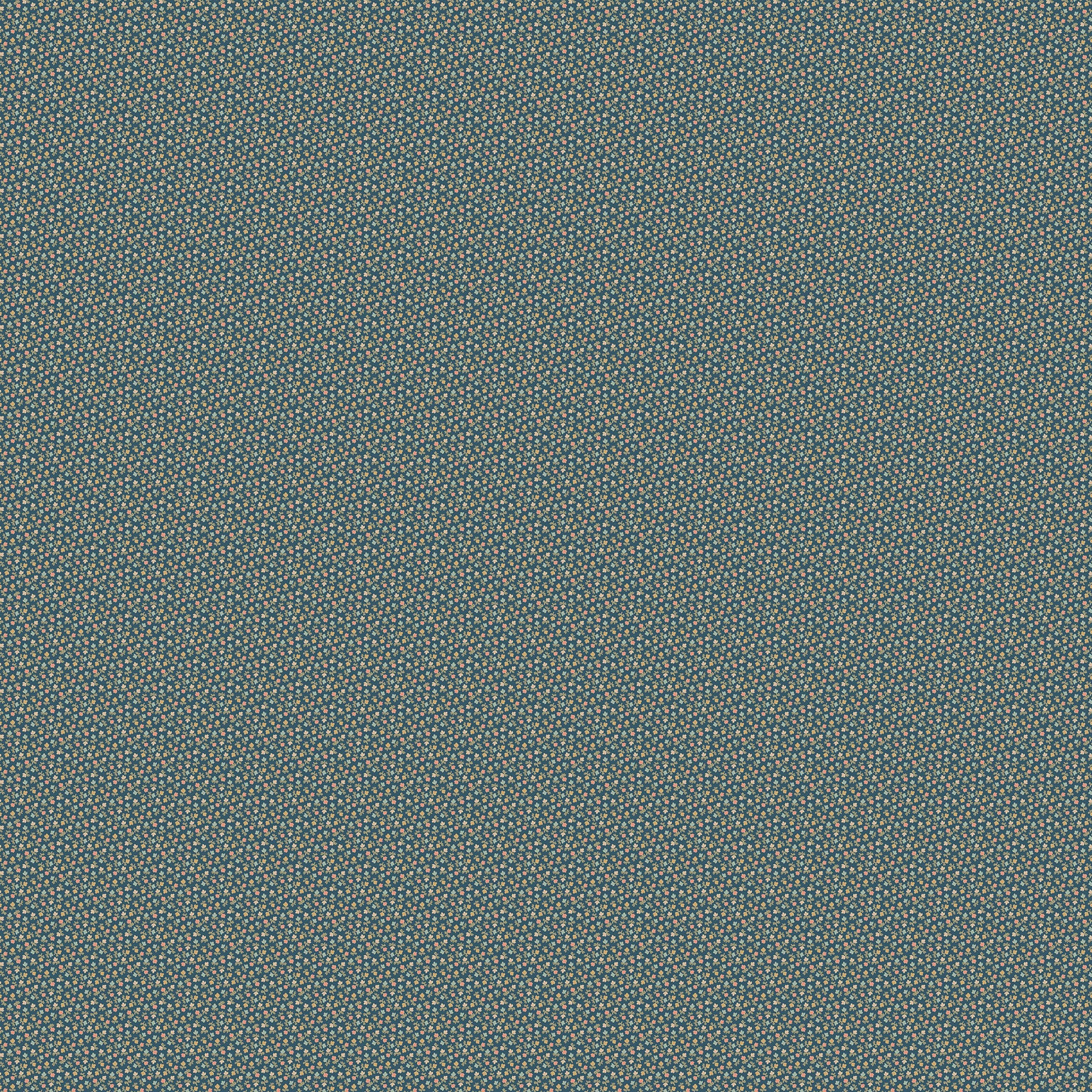 Fabric Northcott Teal Mini Floral Manoir Antiques Road Show by the Quarter Yard 28975-68