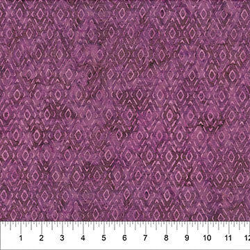 Fabric Northcott Violet Diamonds Ladybug Meadow Banyan Batiks by the Quarter Yard 83652-27