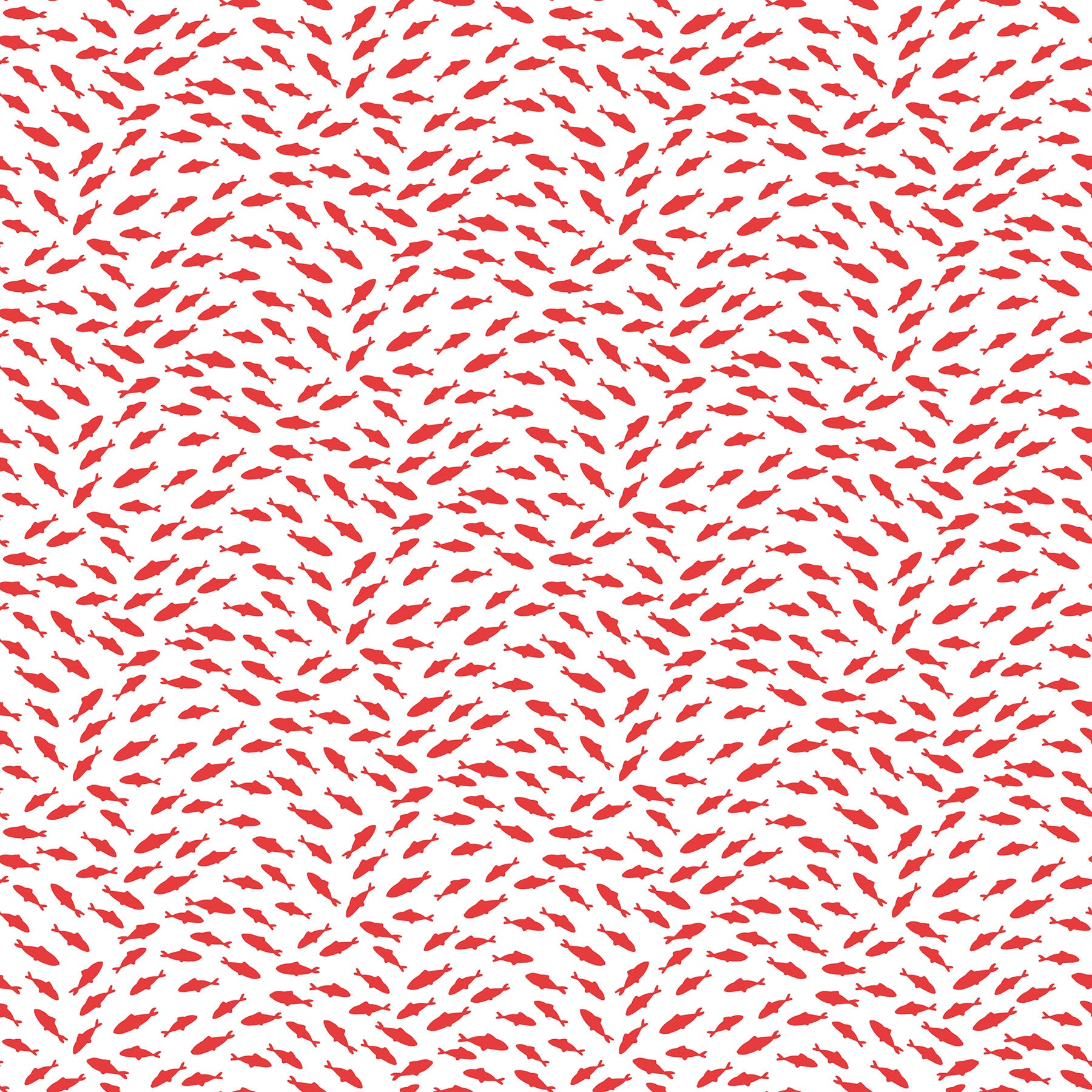 Fabric Northcott White Fish Blender Shark Attack by the Quarter Yard 28860-10