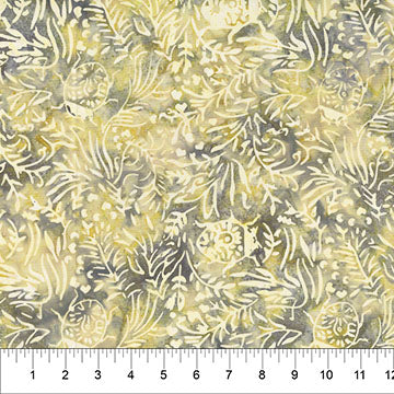 Fabric Northcott Yellow/Gray Ladybug Meadow Banyan Batiks by the Quarter Yard 83651-53
