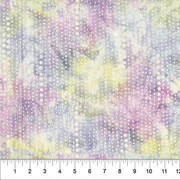 Fabric Northcott Yellow/Pink Dots Ladybug Meadow Banyan Batiks by the Quarter Yard 83653-80