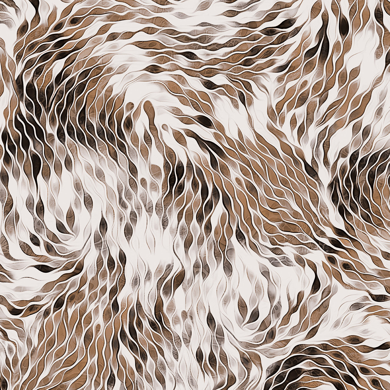 Fabric P & B Textiles Brown Harmonious Strokes Vitality 108" Wide Back by the Quarter Yard VITW6018-NE