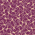 A repeating pattern of gold scissors on a deep purple background with small gold dots throughout.