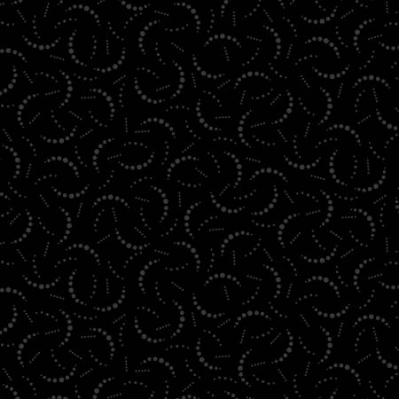 Fabric P & B Textiles Curved Dotty Lines Onyx 2 by the Quarter Yard ONY205528-K