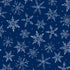 Fabric P & B Textiles Dark Blue Snowflakes First Frost 108" Wide Back by the Quarter Yard 6298-DB