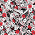 Fabric P & B Textiles Floral Paisley Allover Crimson Royale by the Quarter Yard CROY6065-MU