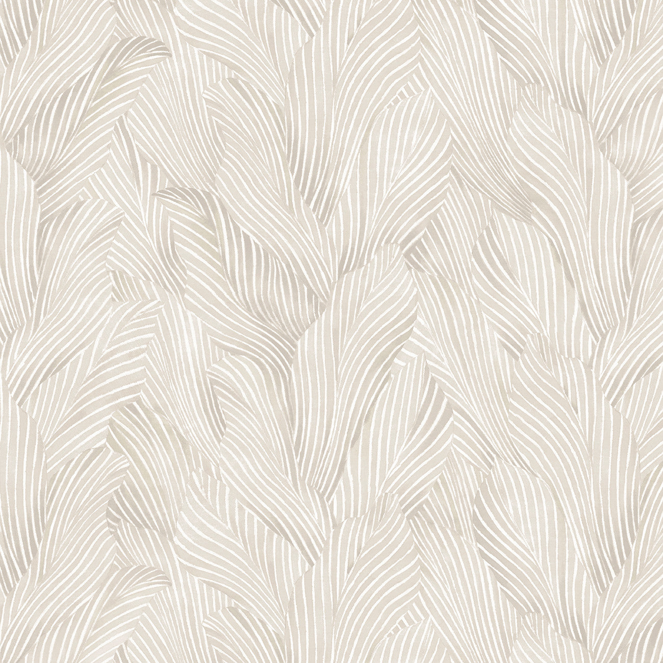 Fabric P & B Textiles Light Silver Tonal Leaves Earth Tones 108" Wide Back by the Quarter Yard EARW05785-LS