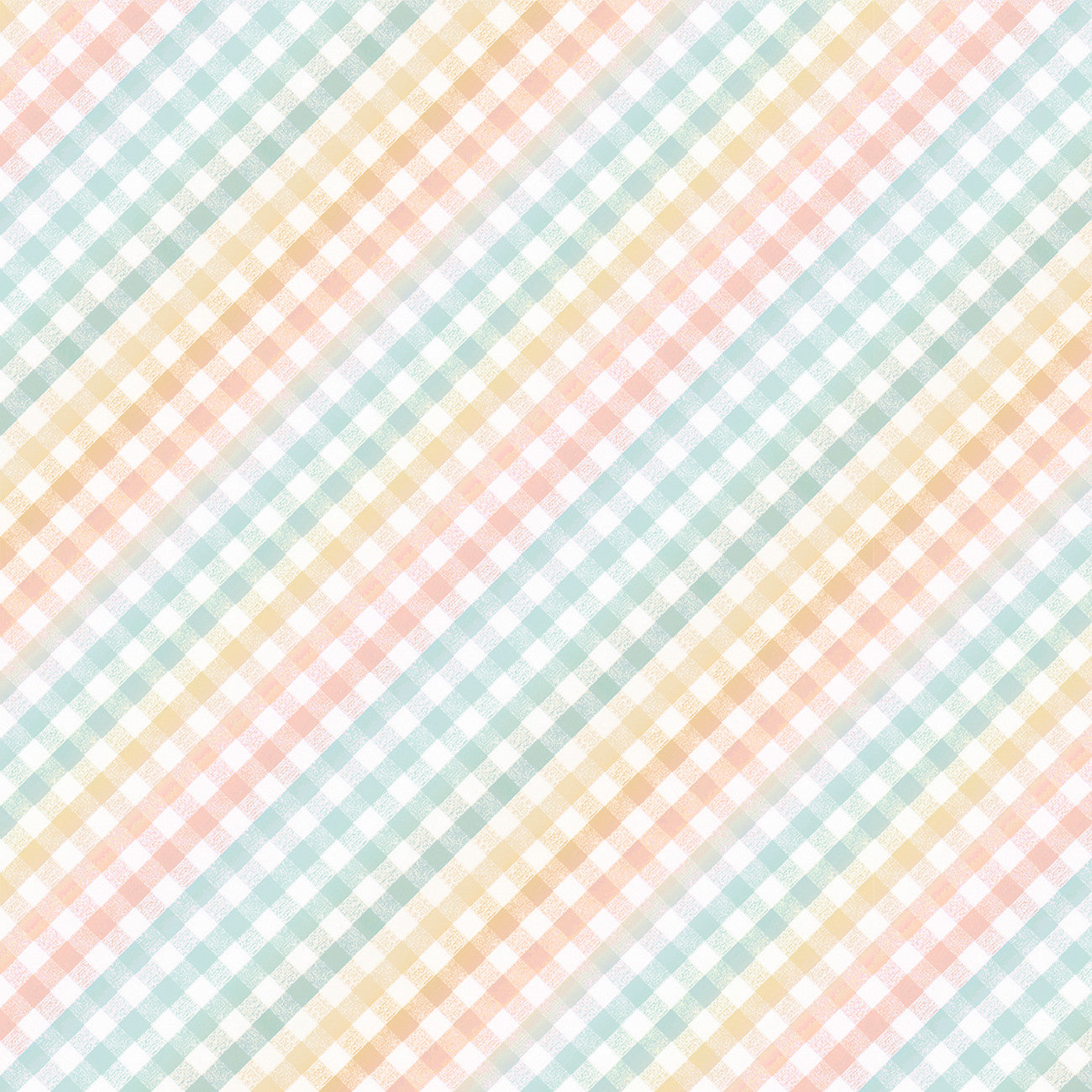 Fabric P & B Textiles Multi Sweet Gingham First Impressions in Flannel by the Quarter Yard FIMF-6022-MU