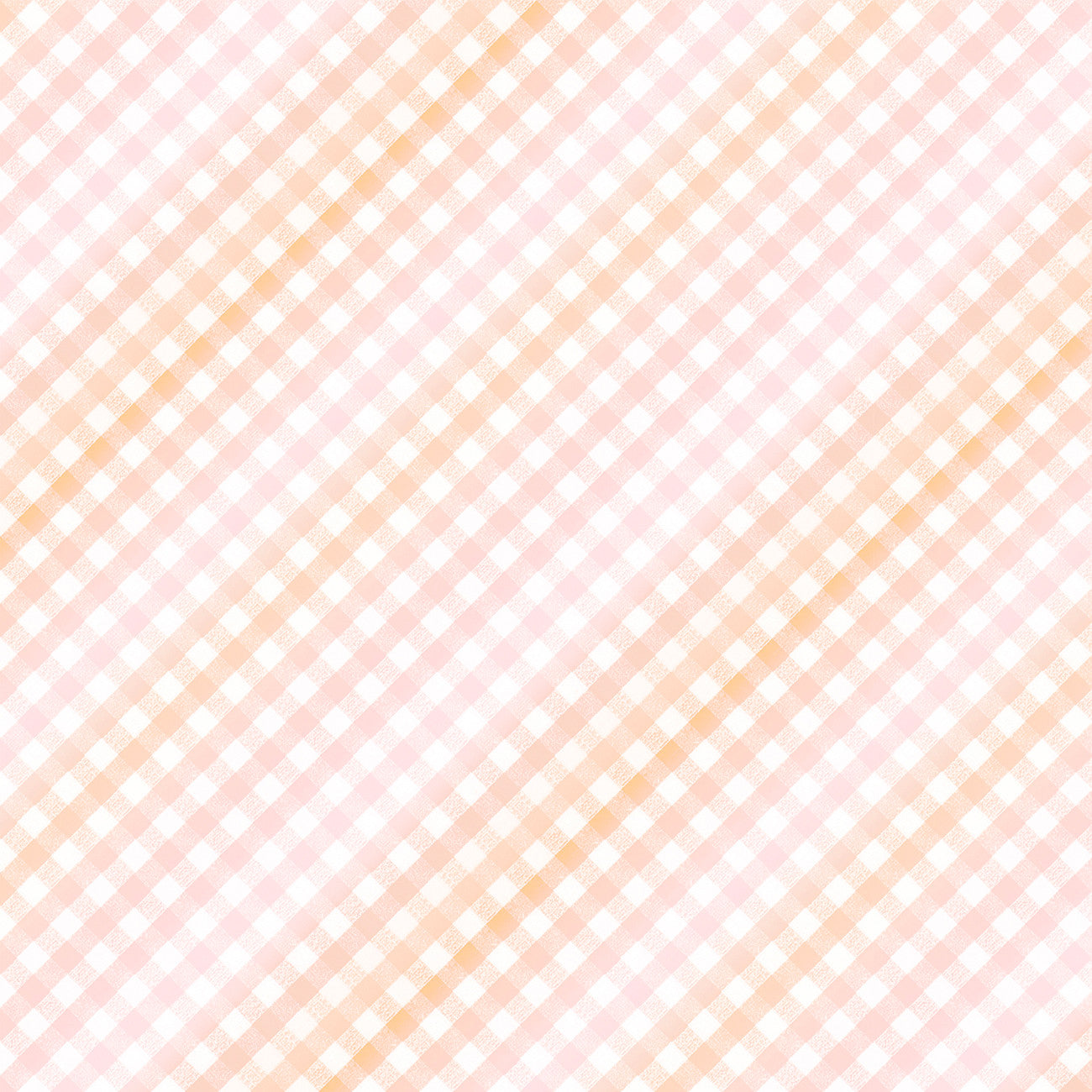 Fabric P & B Textiles Peach Sweet Gingham First Impressions in Flannel by the Quarter Yard FIMF-6022-PJ