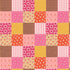 Fabric P & B Textiles Pink Yellow Patterned Patchwork Things with Wings by the Quarter Yard TWWI6000-PY