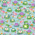 Fabric P & B Textiles Pond Allover Pondside Pals by the Quarter Yard POND-6035-MU
