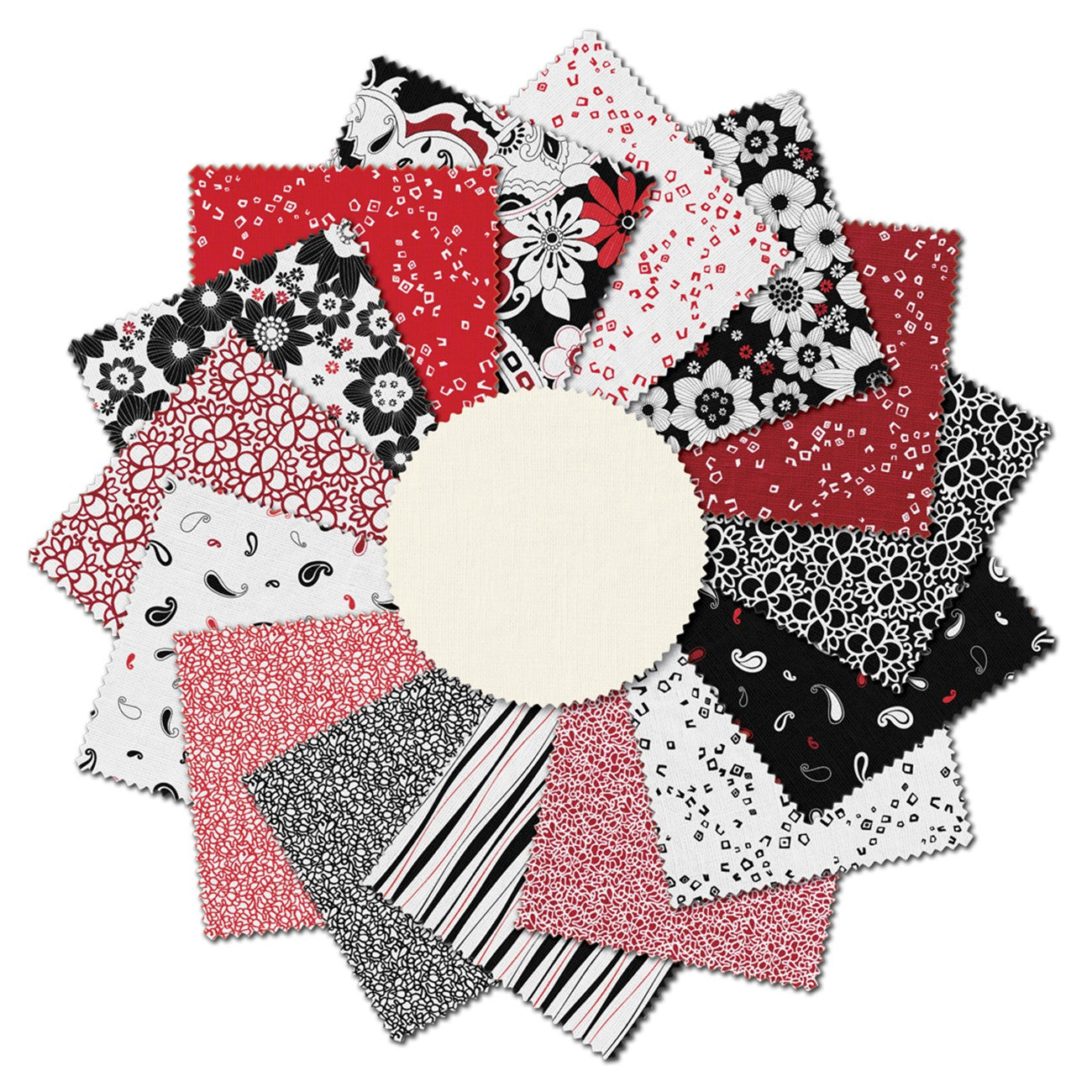 Fabric P & B Textiles Precuts Crimson Royale Precuts