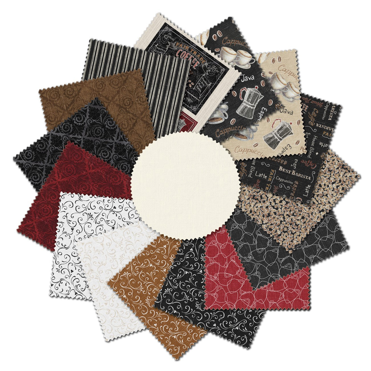 Fabric P & B Textiles Precuts Morning Treat Precuts